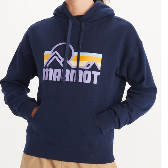 MARMOT Women S Coastal Hoodie Navy small - Picture 1 of 9